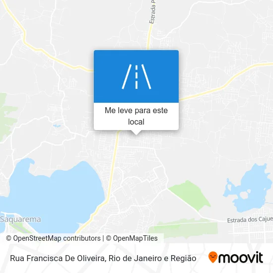 Rua Francisca De Oliveira mapa