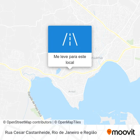 Rua Cesar Castanheide mapa