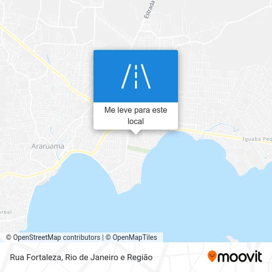 Rua Fortaleza mapa