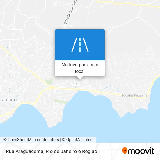 Rua Araguacema mapa