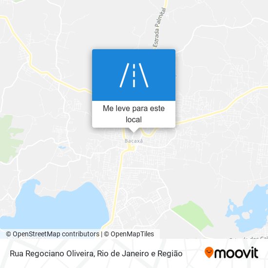 Rua Regociano Oliveira mapa