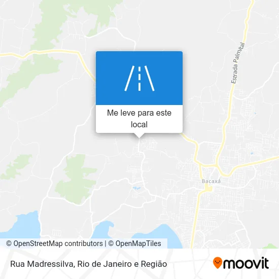 Rua Madressilva mapa