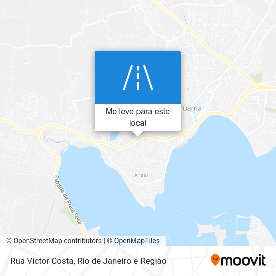 Rua Victor Costa mapa