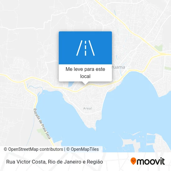 Rua Victor Costa mapa