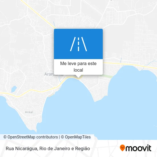 Rua Nicarágua mapa