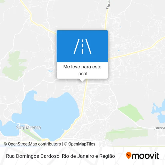 Rua Domingos Cardoso mapa
