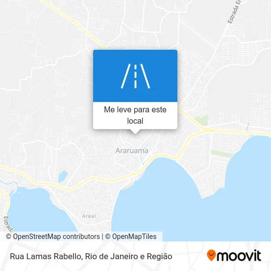 Rua Lamas Rabello mapa