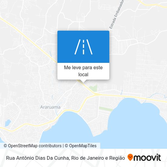 Rua Antônio Dias Da Cunha mapa