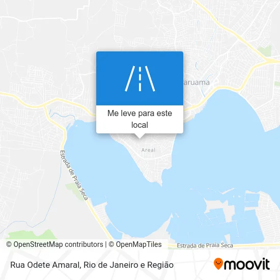 Rua Odete Amaral mapa