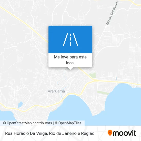 Rua Horácio Da Veiga mapa