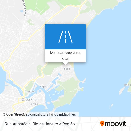 Rua Anastácia mapa