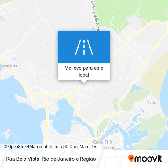 Rua Bela Vista mapa