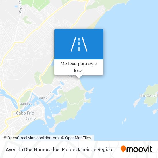 Avenida Dos Namorados mapa