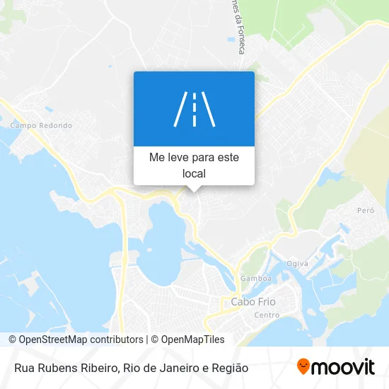 Rua Rubens Ribeiro mapa