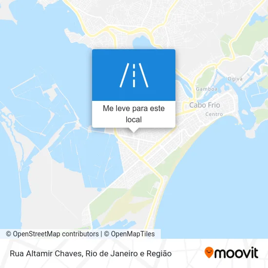 Rua Altamir Chaves mapa