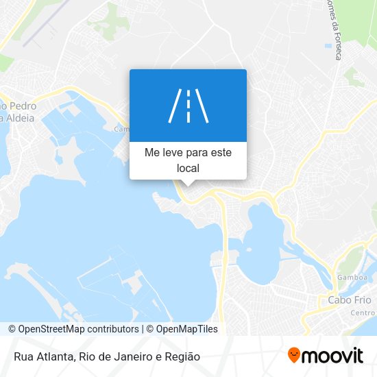 Rua Atlanta mapa