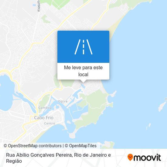 Rua Abílio Gonçalves Pereira mapa