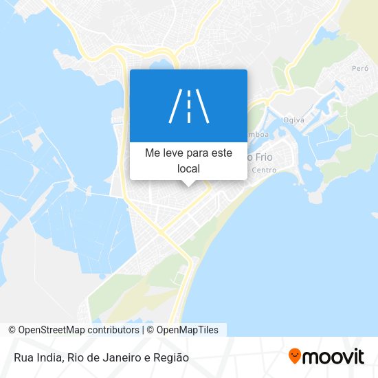 Rua India mapa