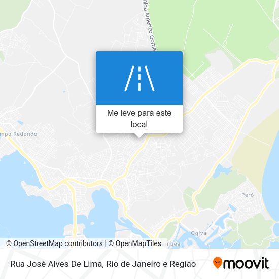 Rua José Alves De Lima mapa