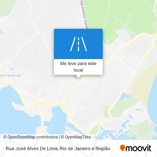 Rua José Alves De Lima mapa