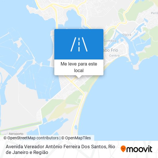 Avenida Vereador Antônio Ferreira Dos Santos mapa