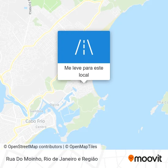 Rua Do Moinho mapa