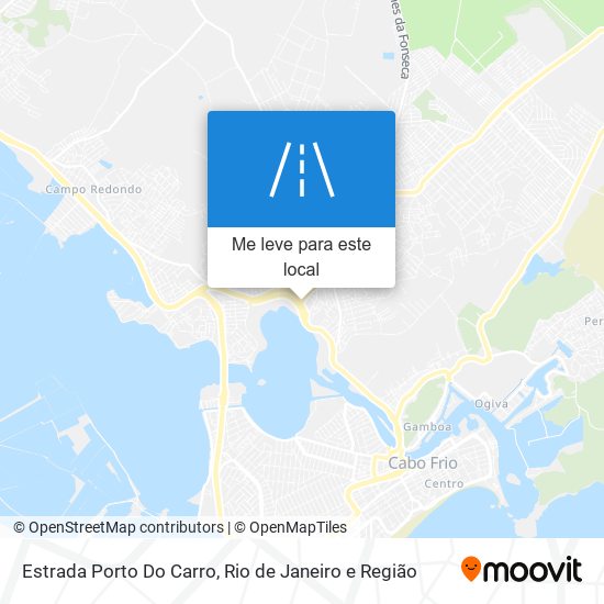 Estrada Porto Do Carro mapa