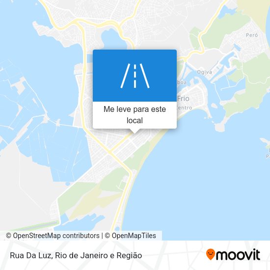 Rua Da Luz mapa