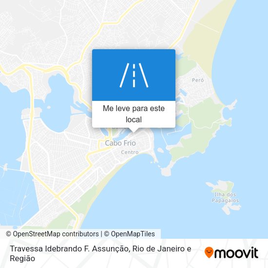 Travessa Idebrando F. Assunção mapa