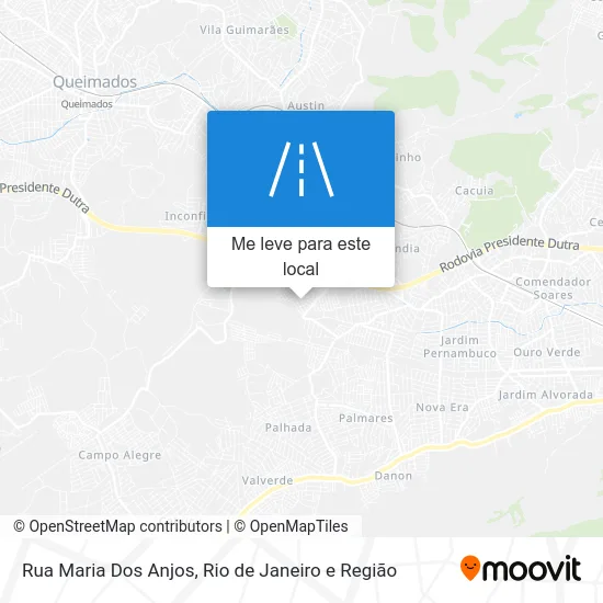 Rua Maria Dos Anjos mapa