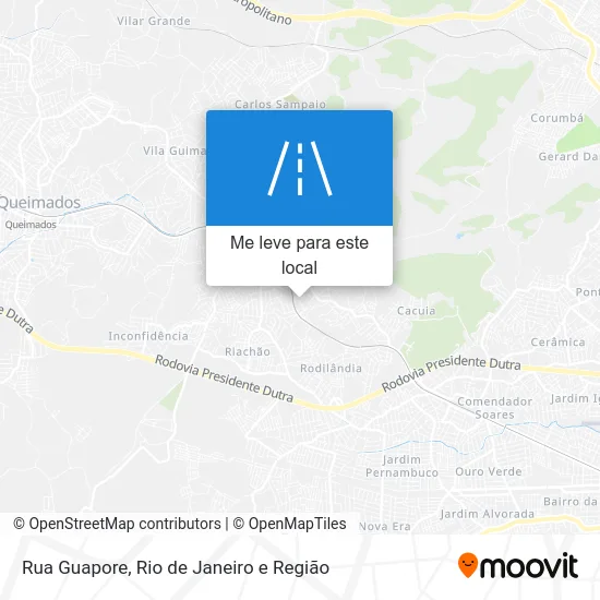 Rua Guapore mapa