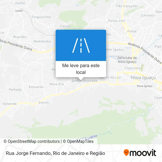 Rua Jorge Fernando mapa