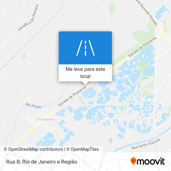 Rua B mapa