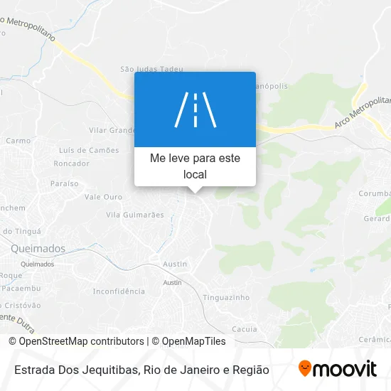 Estrada Dos Jequitibas mapa