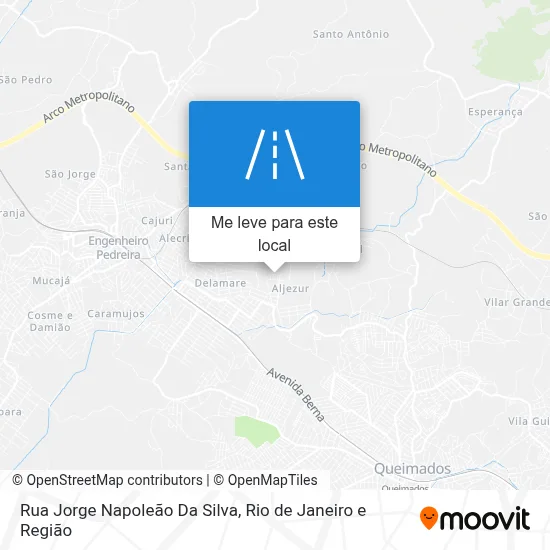 Rua Jorge Napoleão Da Silva mapa
