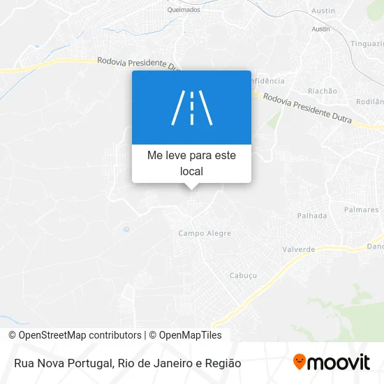 Rua Nova Portugal mapa