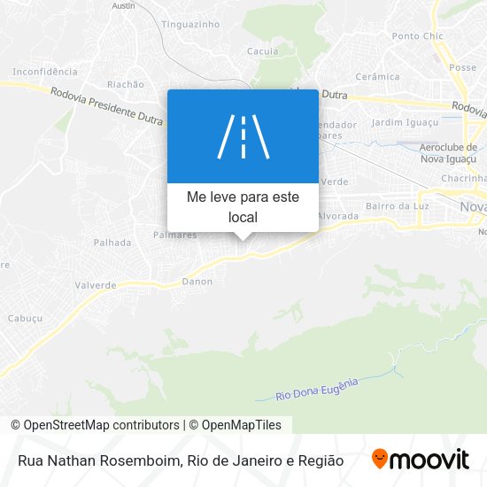 Rua Nathan Rosemboim mapa