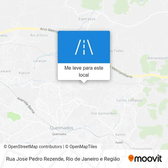 Rua Jose Pedro Rezende mapa