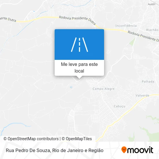 Rua Pedro De Souza mapa