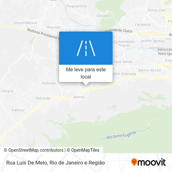 Rua Luis De Melo mapa