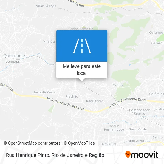 Rua Henrique Pinto mapa
