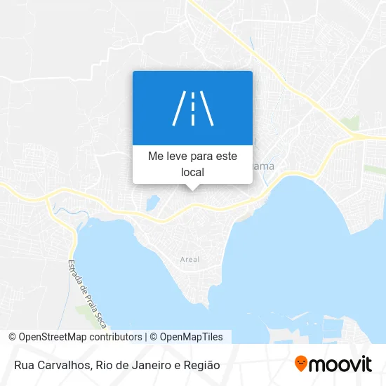 Rua Carvalhos mapa
