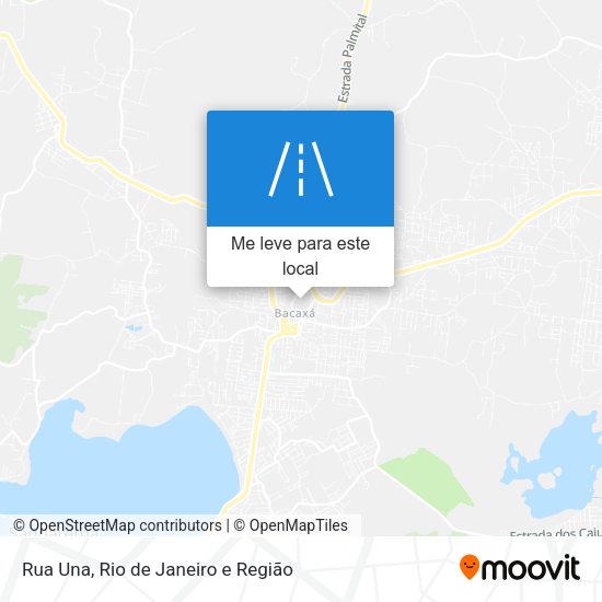 Rua Una mapa