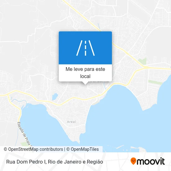 Rua Dom Pedro I mapa