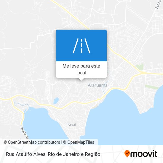 Rua Ataúlfo Alves mapa