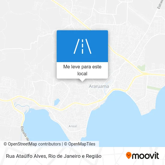 Rua Ataúlfo Alves mapa
