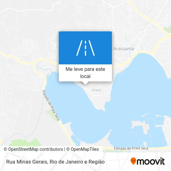 Rua Minas Gerais mapa