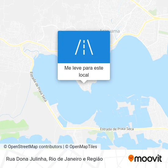 Rua Dona Julinha mapa