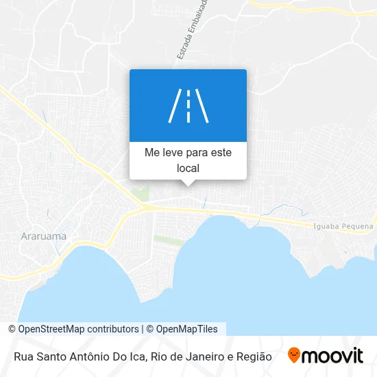 Rua Santo Antônio Do Ica mapa