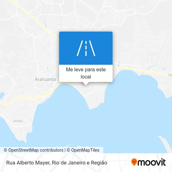 Rua Alberto Mayer mapa